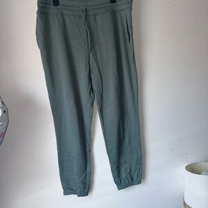 Sage Green Soft Fleece Jogger Sweatpants